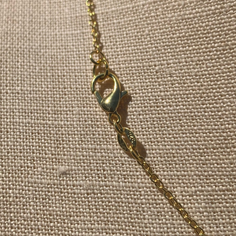 NWT Sterling Silver Plated Chain & Alloy Heart Charm Necklace - Picture 10 of 16